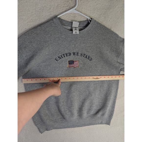 Vintage Sweatshirt Mens XL Gray Sept 9/11 Remember WTC Memorial - Picture 8 of 16